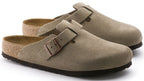 Birkenstock Boston Soft Footbed Suede Taupe