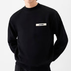 Le Crewneck Gros Grain Jacquemus Black