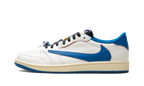 Air Jordan 1 Low OG Fragment Travis Scott White Blue