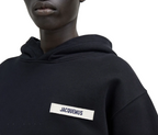 Le Hoodie Gros Grain Jacquemus Black