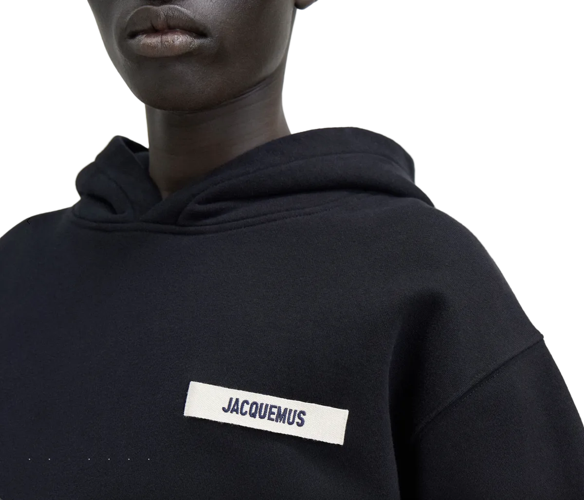 Le Hoodie Gros Grain Jacquemus Black