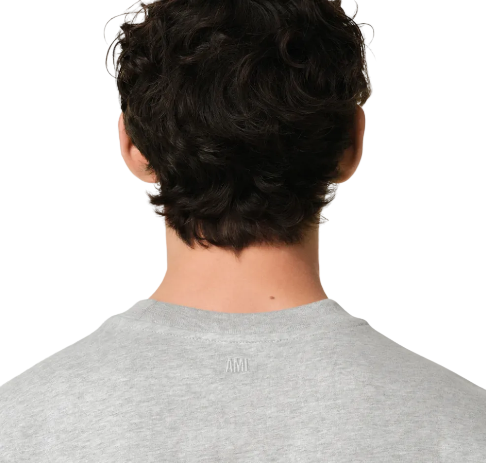 AMI Paris Tee Ami de Coeur Gris