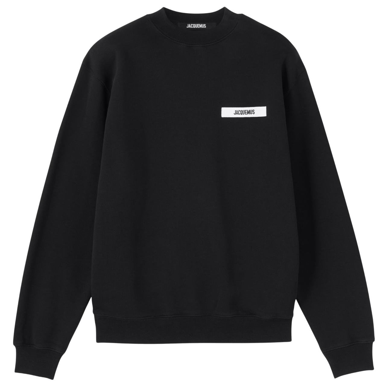 Le Crewneck Gros Grain Jacquemus Black