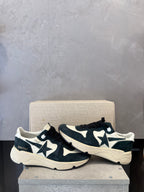Golden Goose Homme Running Sole Cuir Vert (40 EU)
