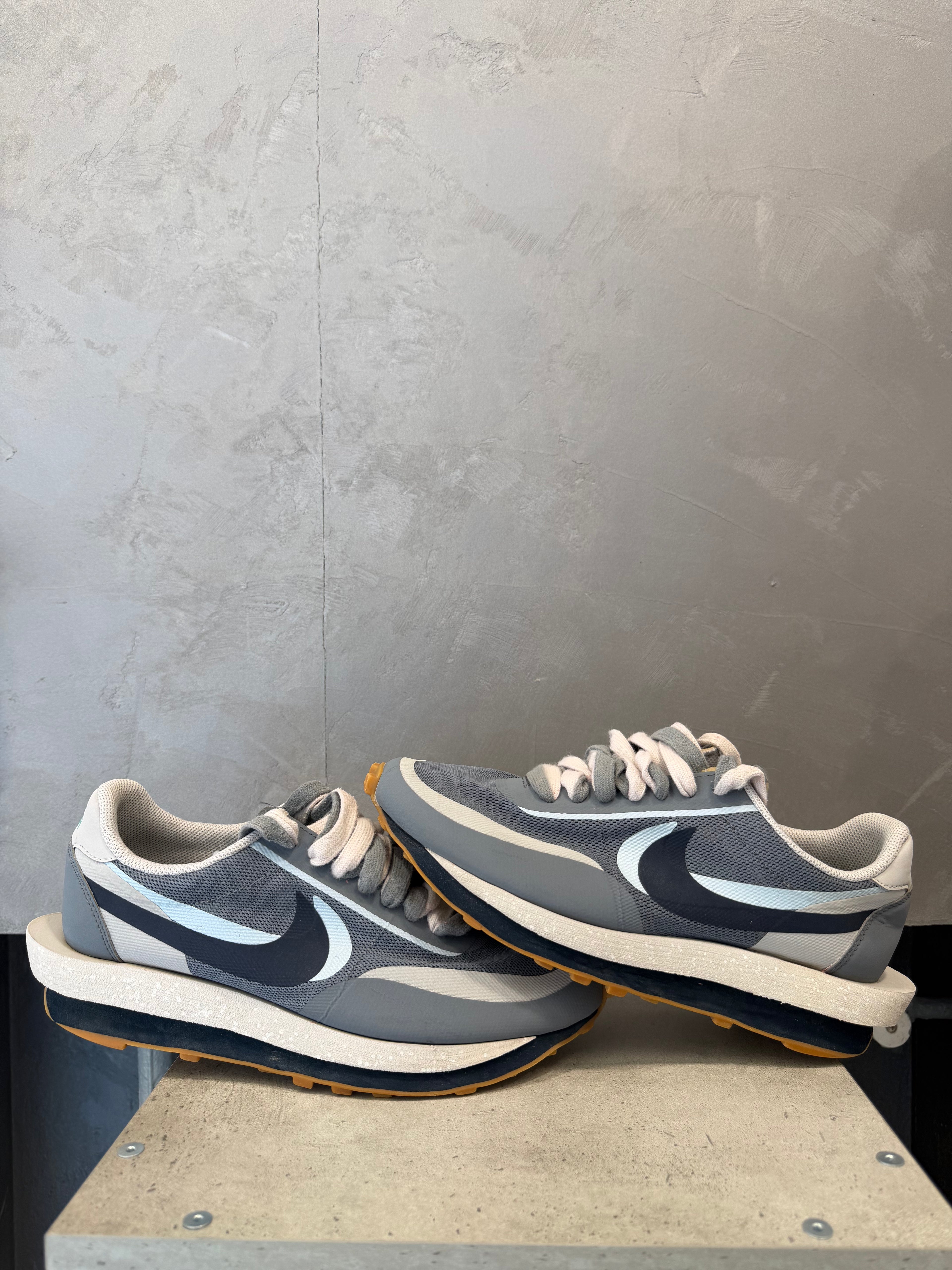 Nike LD Waffle sacai CLOT Kiss of Death 2 Cool Grey (43 EU)