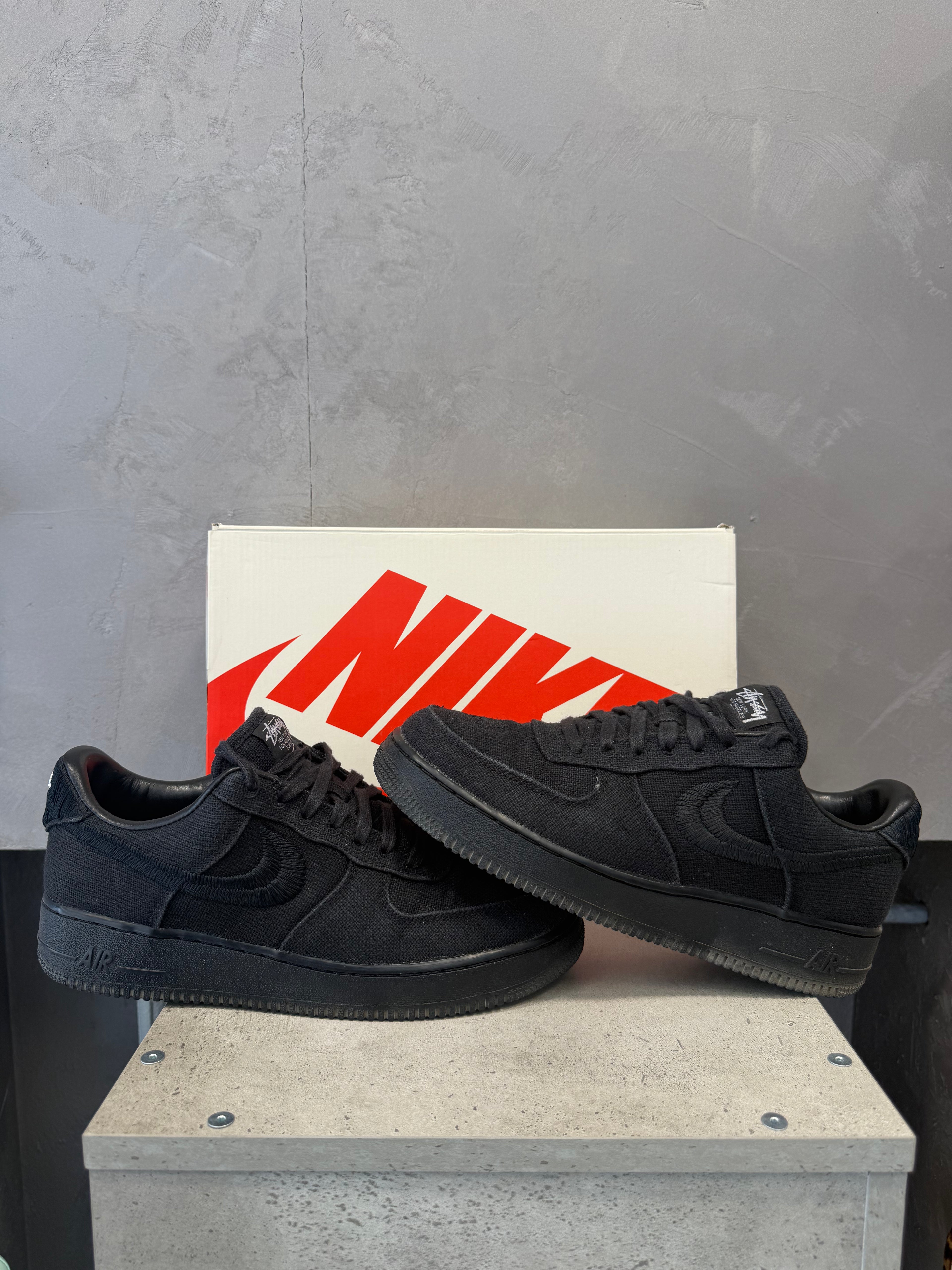 Nike Air Force 1 Low Stussy Black (42,5 EU)