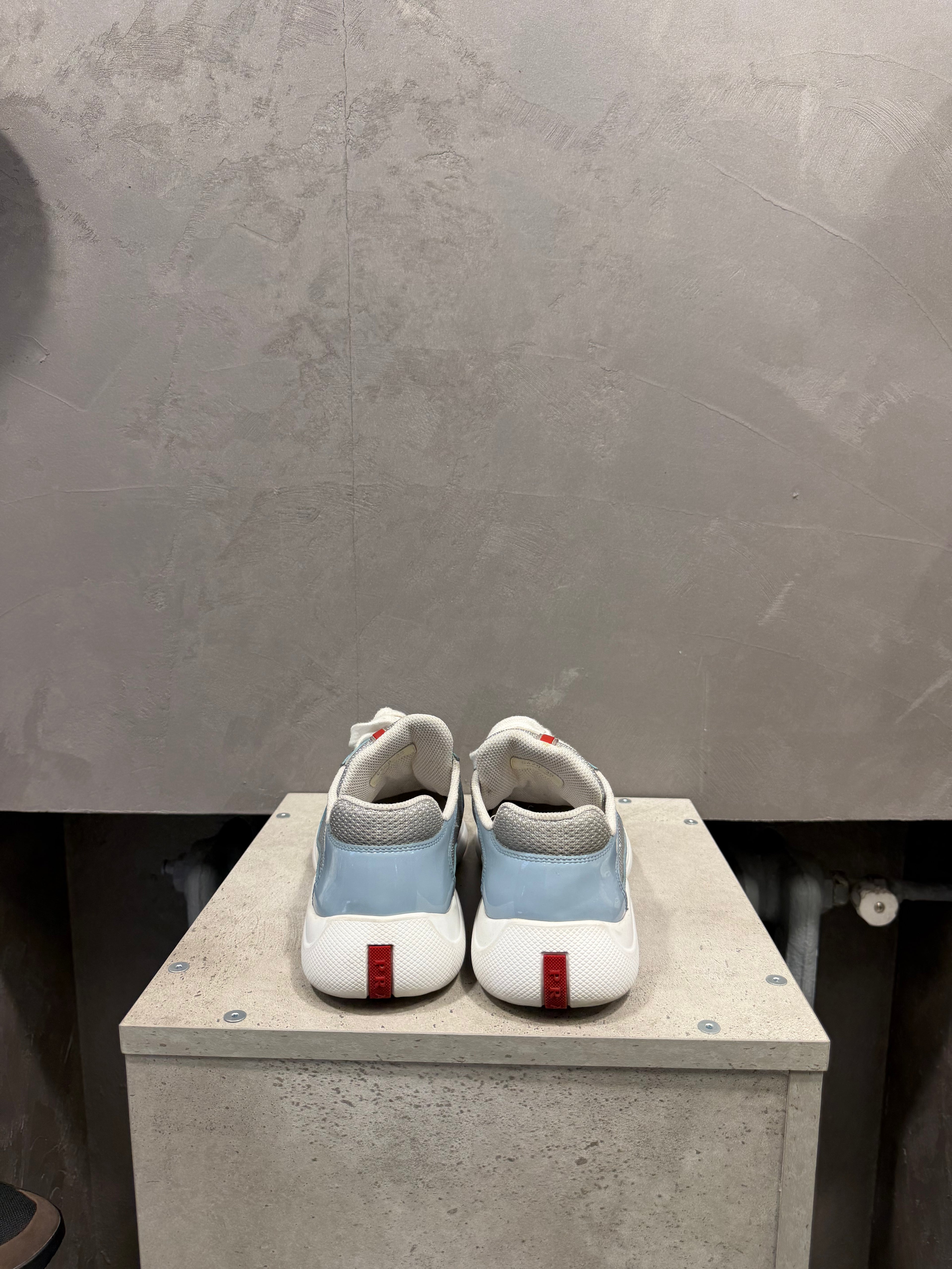 Sneakers Prada America’s Cup Argent Céleste (39 EU)