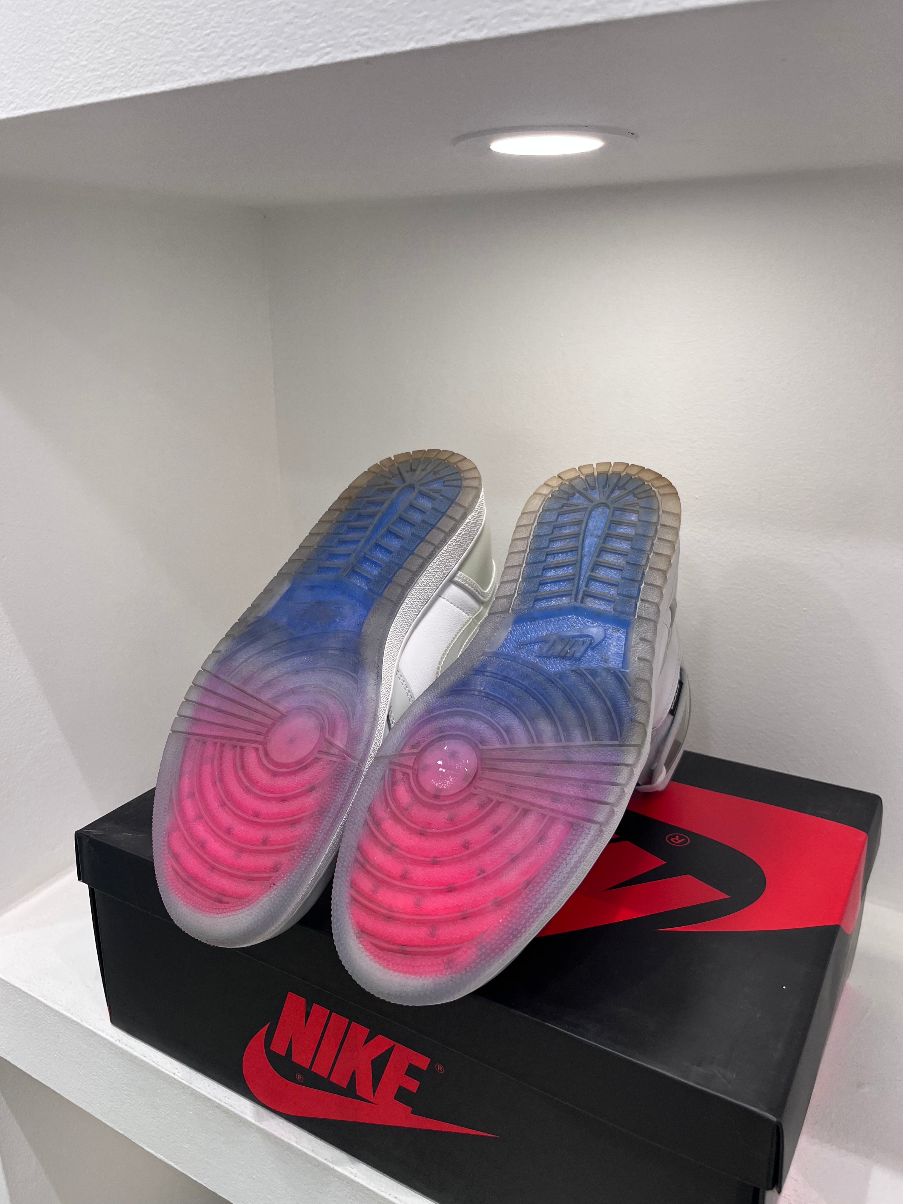 Air Jordan 1 Retro High Zoom White Racer Blue (45 EU)