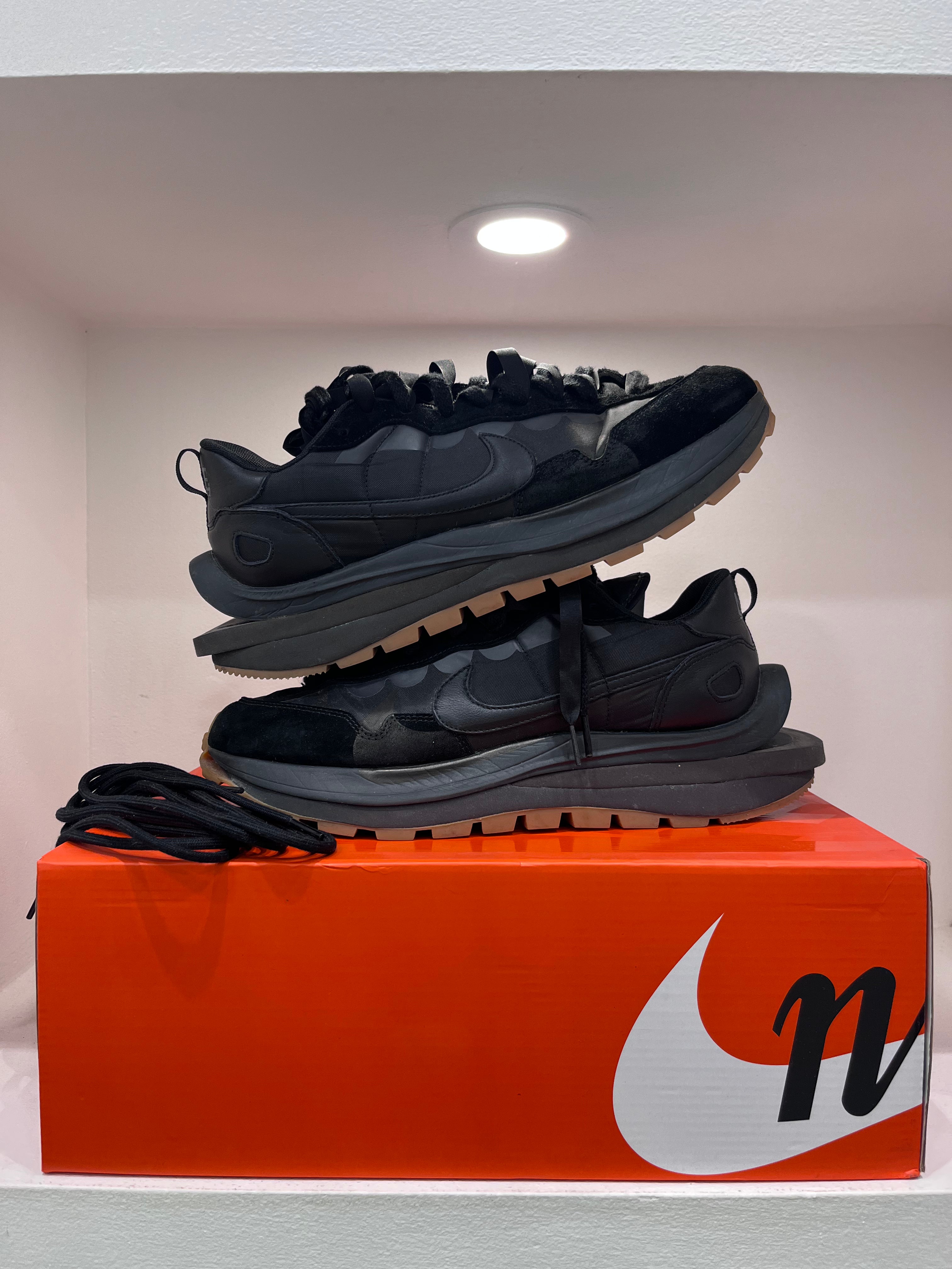 Nike Vaporwaffle Sacai Black Gum (45 EU)