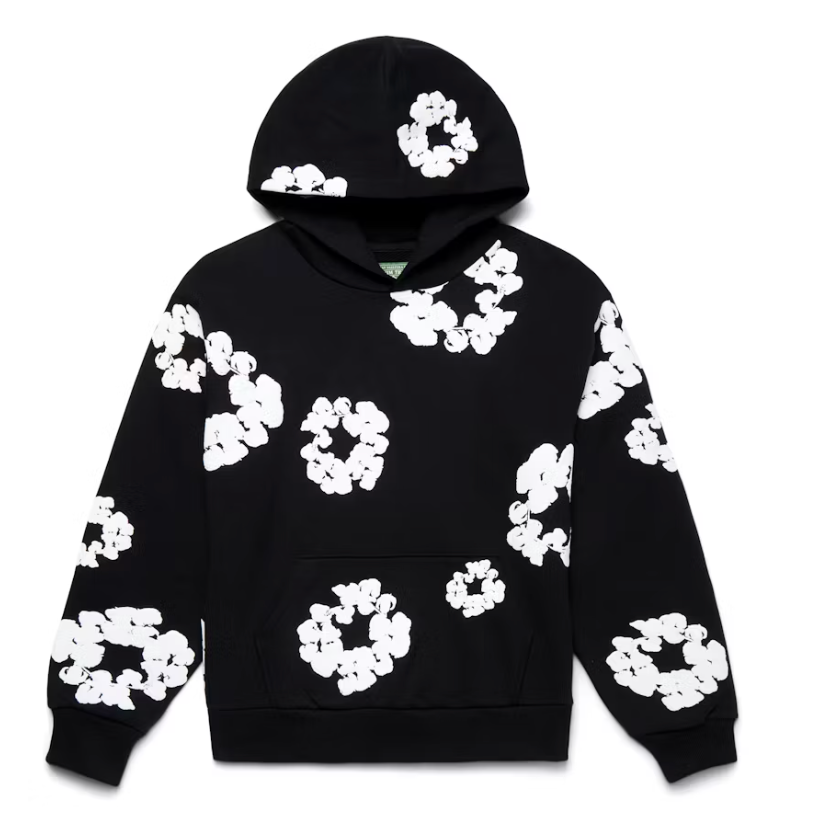 Denim Tears The Cotton Wreath Sweatshirt Black