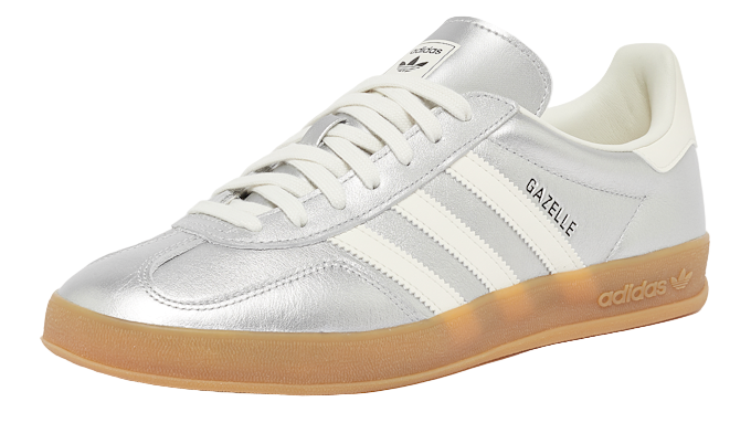 Adidas Gazelle Indoor Silver Metallic Core White