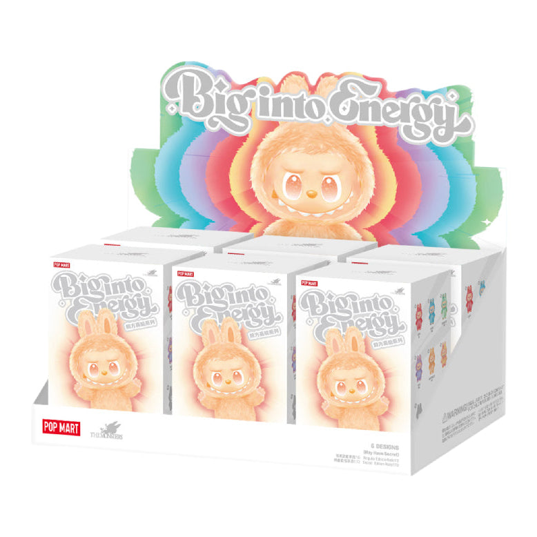 Pop Mart Labubu The Monsters Big into Energy Series Vinyl Plush Pendant Sealed Case