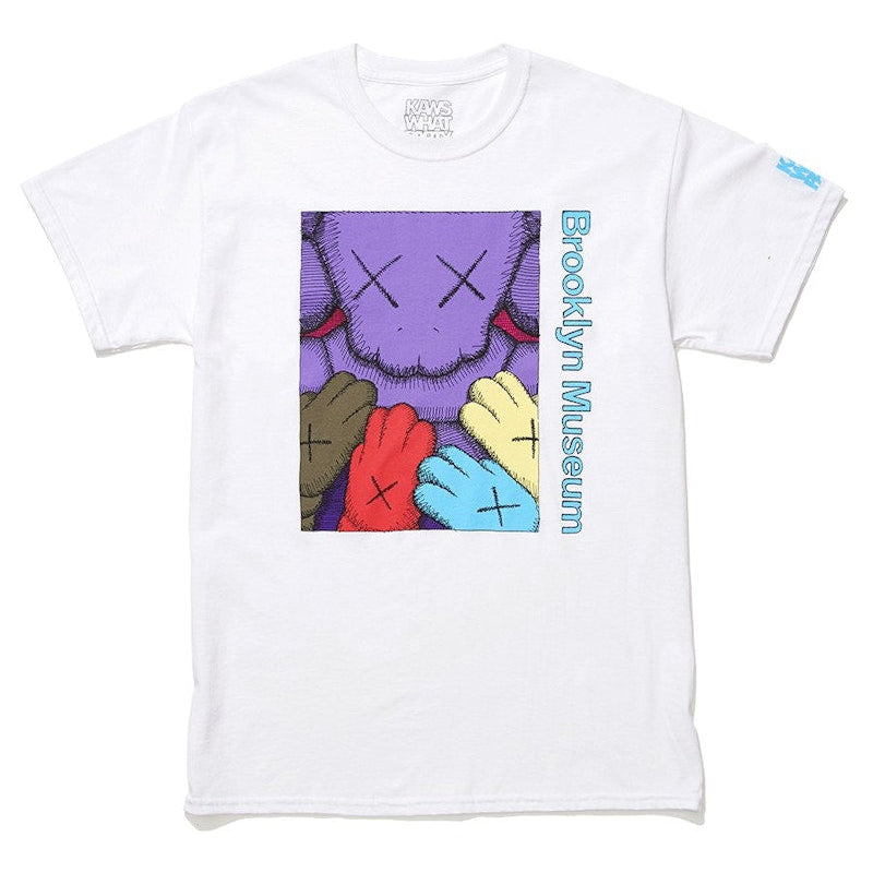 T-Shirt KAWS Brooklyn Museum URGE White Purple