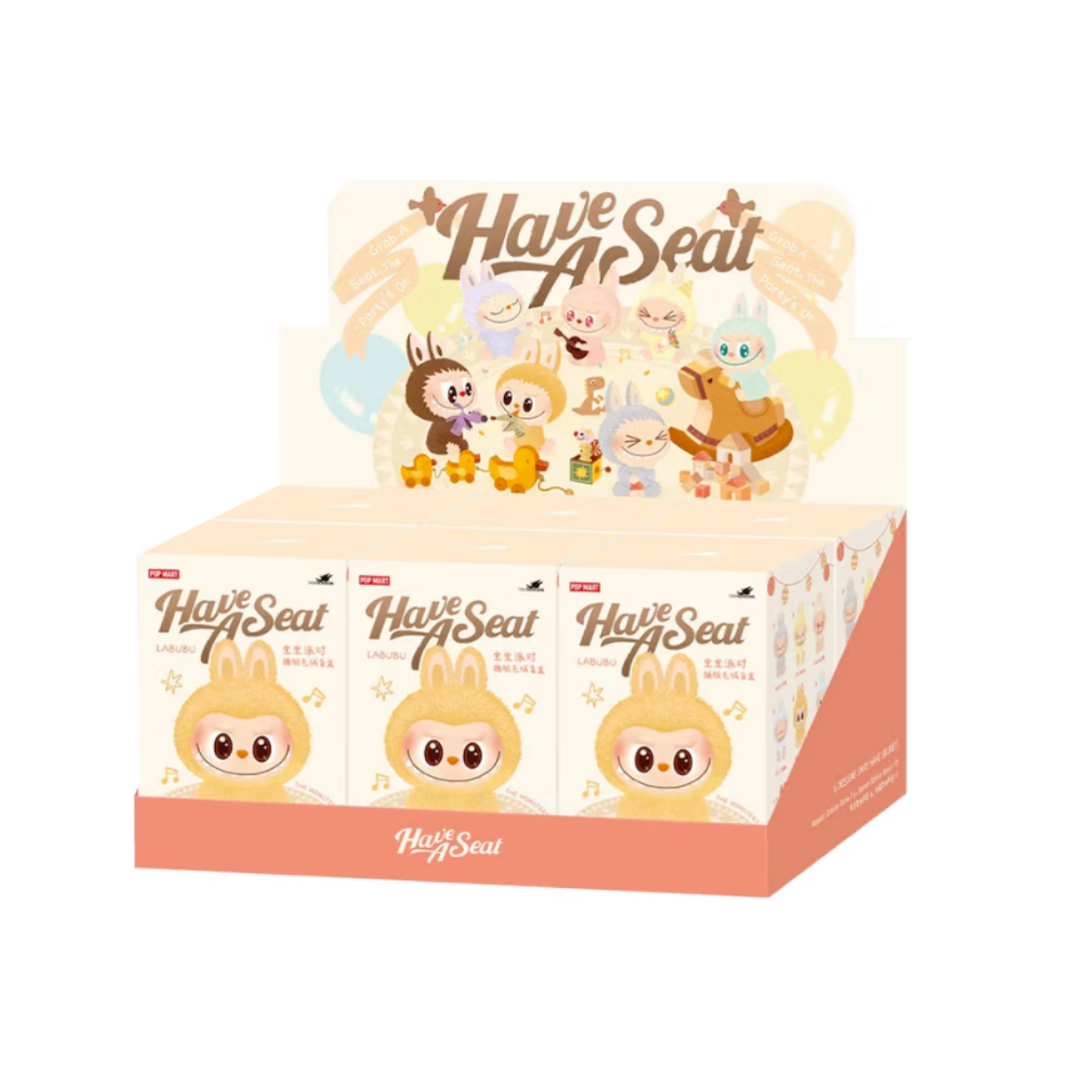 Pop Mart Labubu The Monsters Have A Seat Vinyl Plush Blind Box