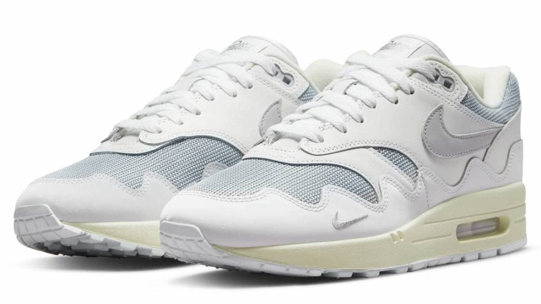 Patta x Nike Air Max 1 White Pure Platinum