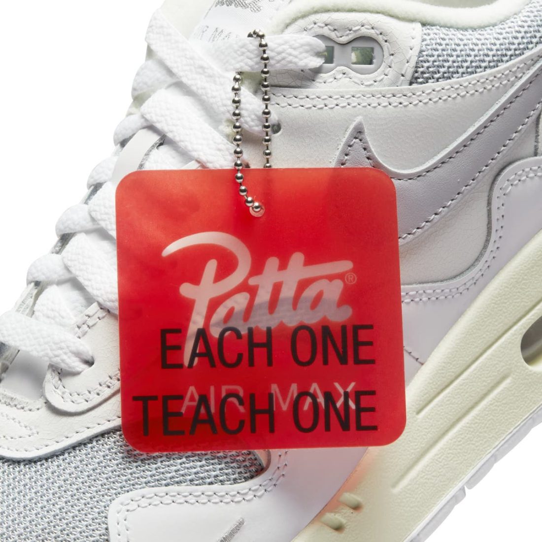 Patta x Nike Air Max 1 White Pure Platinum