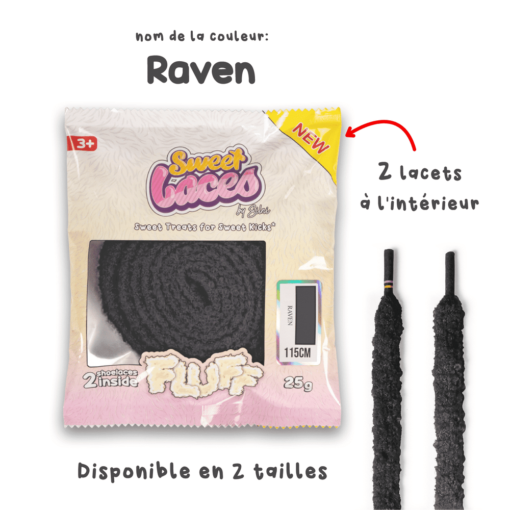 Sweetlaces Fluff: Raven
