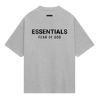 Fear of God Essentials Jersey Crewneck Tee Light Heather Grey