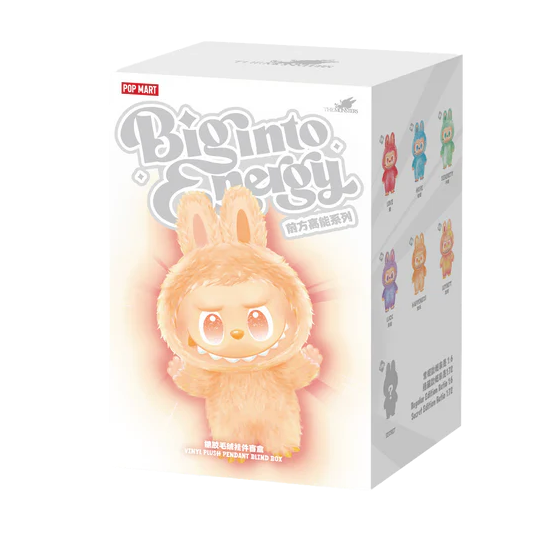 Pop Mart Labubu The Monsters Big into Energy Series Vinyl Plush Pendant Sealed Case